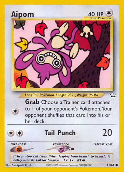 Aipom 41/64 Unlimited Neo Revelation