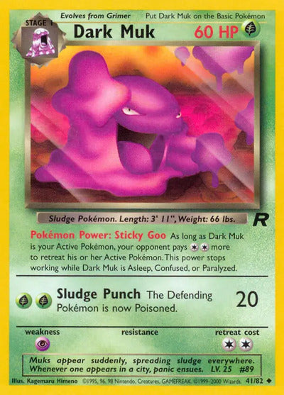 Dark Muk 41/82 Unlimited Team Rocket