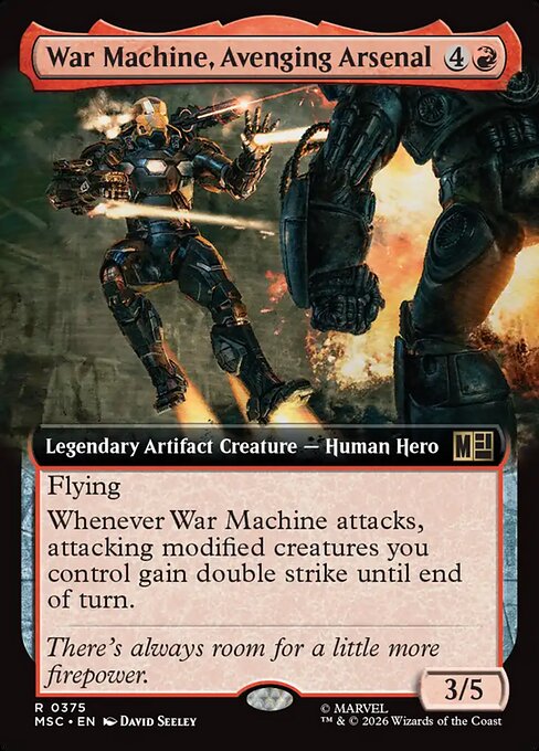 MSC: War Machine, Avenging Arsenal (Extended Art)