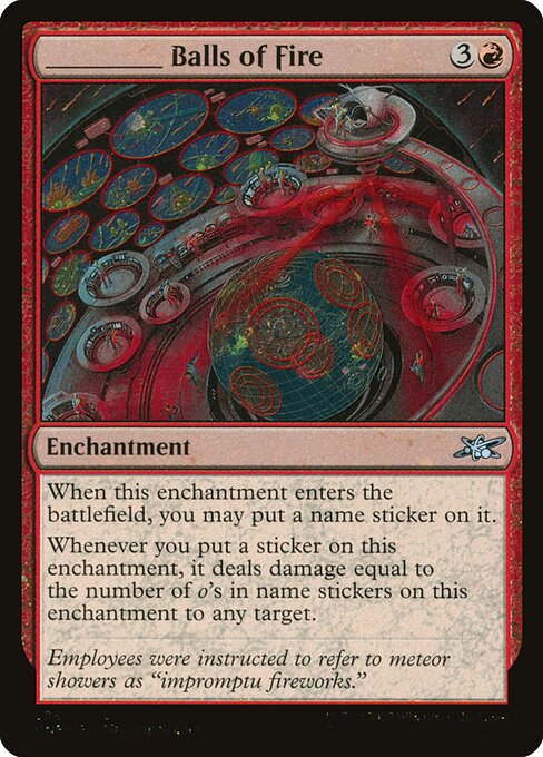 UNF: _____ Balls of Fire (Galaxy Foil)
