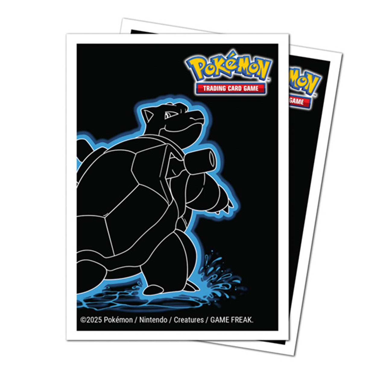 Ultra Pro: Pokemon Deck Sleeves - Neon Kanto Blastoise