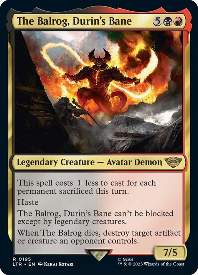 The Balrog, Durin's Bane :: LTR