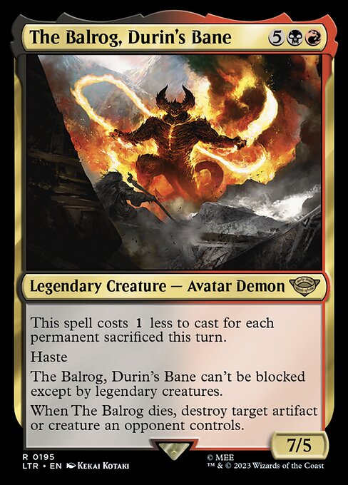 LTR: The Balrog, Durin's Bane (Foil)