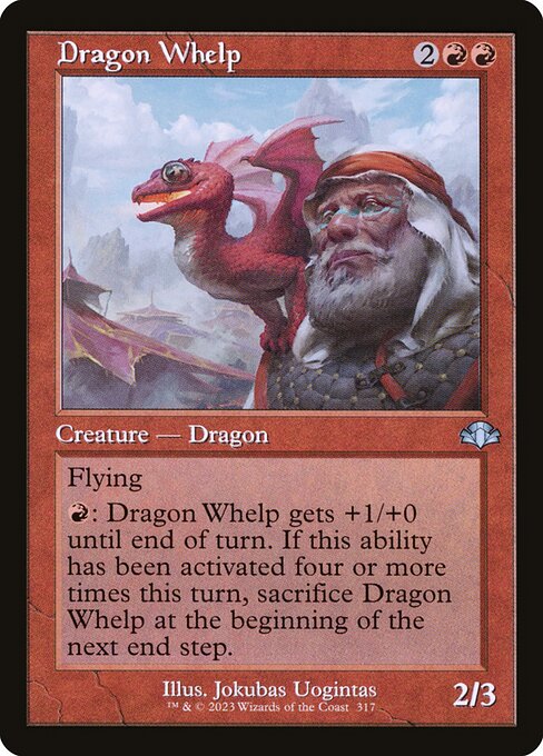 DMR: Dragon Whelp (Retro Frame)