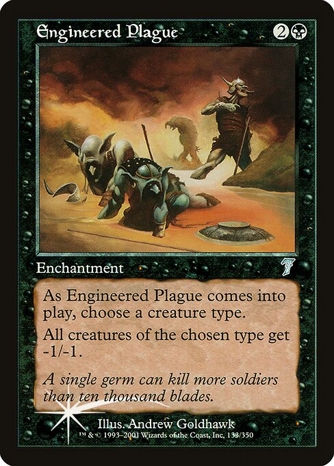 7ED: Engineered Plague (Foil)