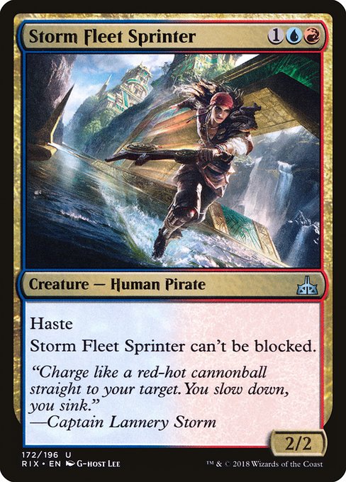 RIX: Storm Fleet Sprinter