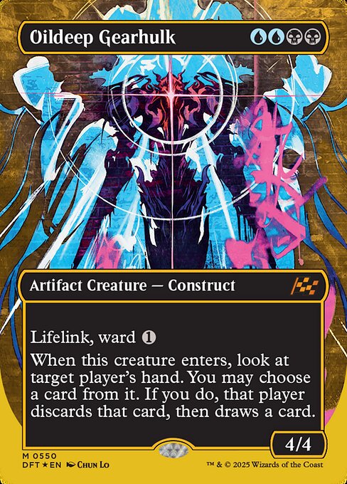 DFT: Oildeep Gearhulk (Borderless) (First-Place Foil)