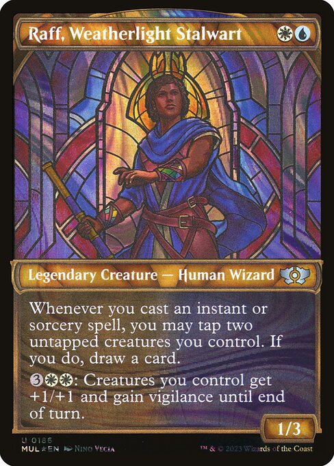 MUL: Raff, Weatherlight Stalwart (Halo Foil)