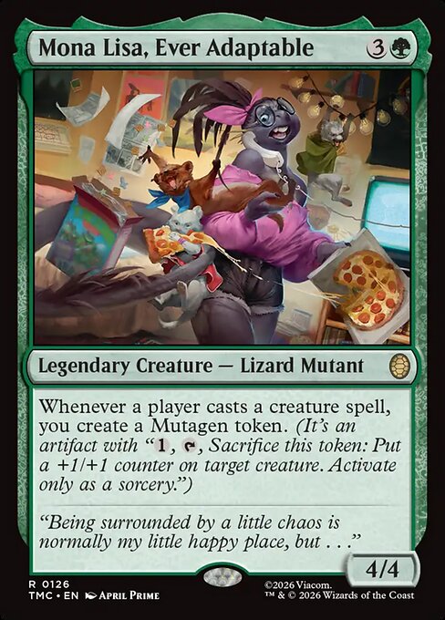 TMC: Mona Lisa, Ever Adaptable