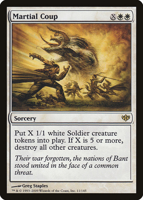 CON: Martial Coup (Foil)