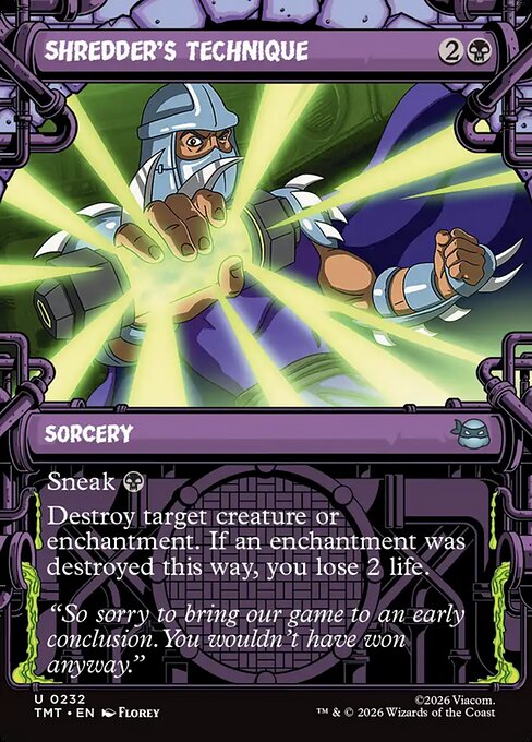 TMT: Shredder's Technique (Showcase)