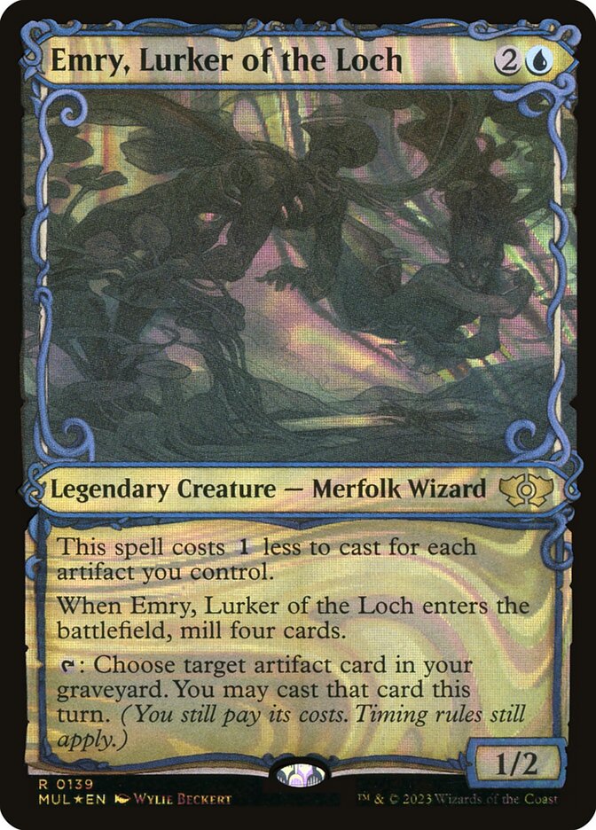 Emry, Lurker of the Loch (Halo Foil) [Foil] :: MUL