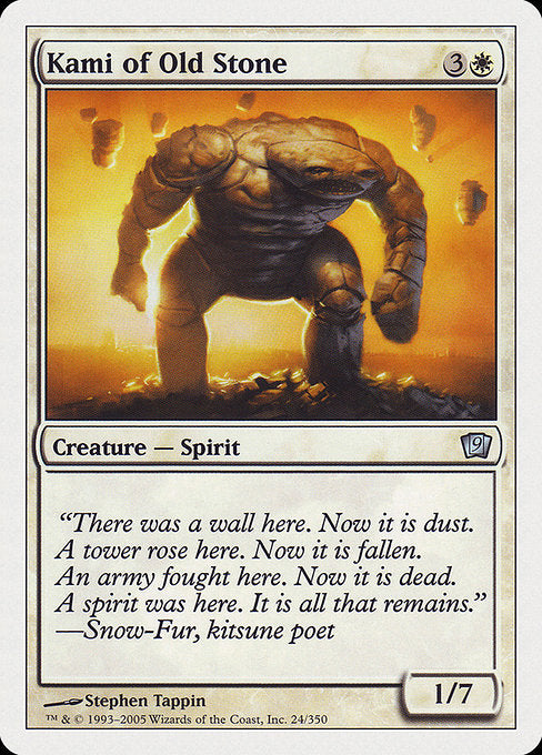 9ED: Kami of Old Stone
