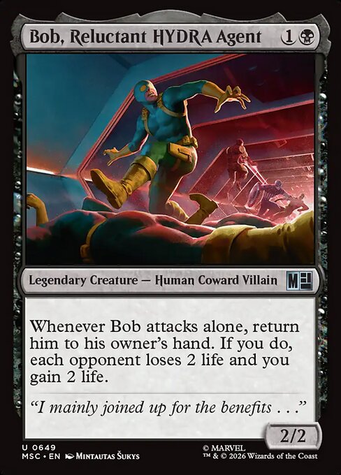 MSC: Bob, Reluctant HYDRA Agent