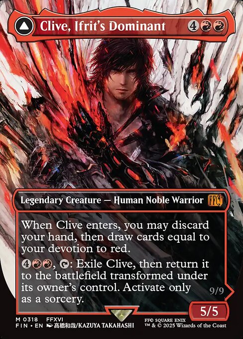 FIN: Clive, Ifrit's Dominant (Borderless) (0318)