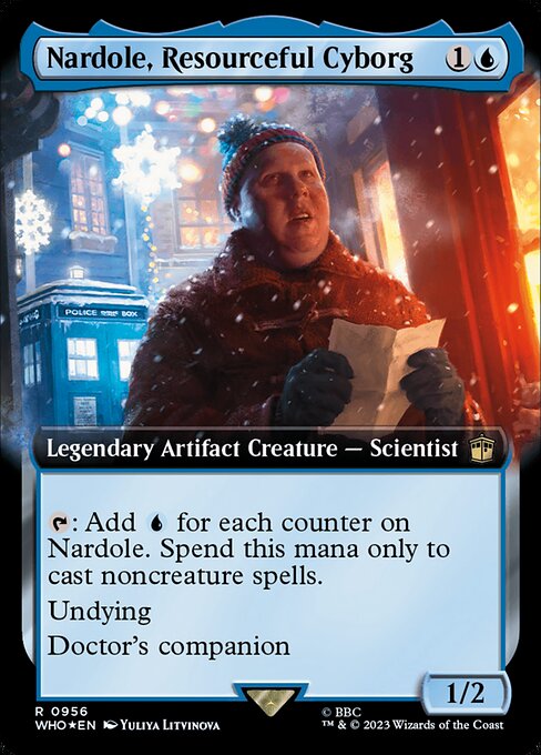 WHO: Nardole, Resourceful Cyborg (Extended Art) (Surge Foil)