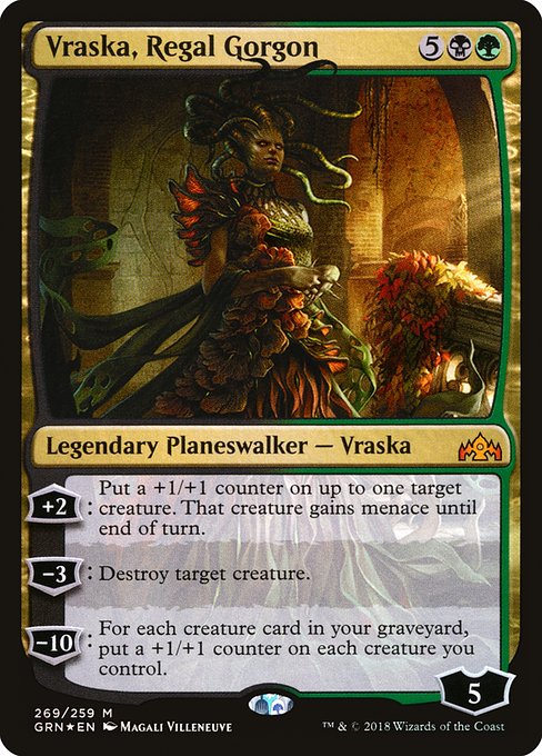 GRN: Vraska, Regal Gorgon (Foil)
