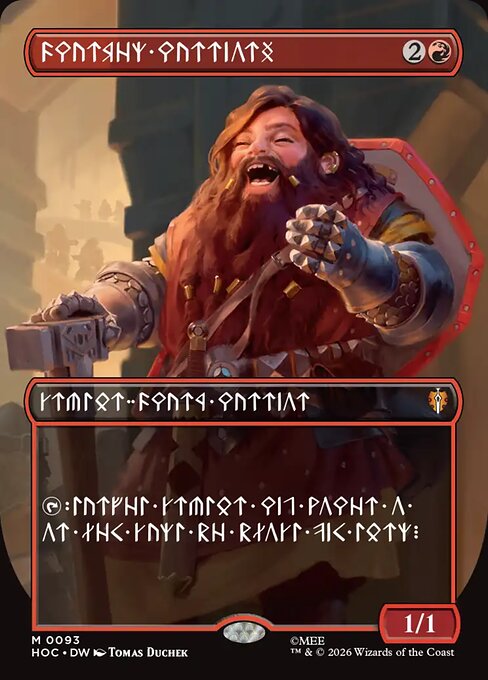 HOC: Dwarven Warriors (Borderless) (Dwarvish)