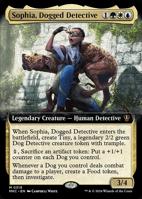 MKC: Sophia, Dogged Detective (Extended Art) (Foil)