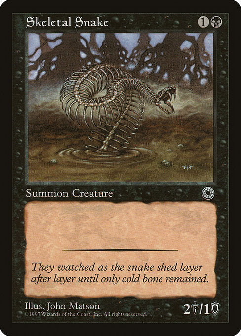 POR: Skeletal Snake