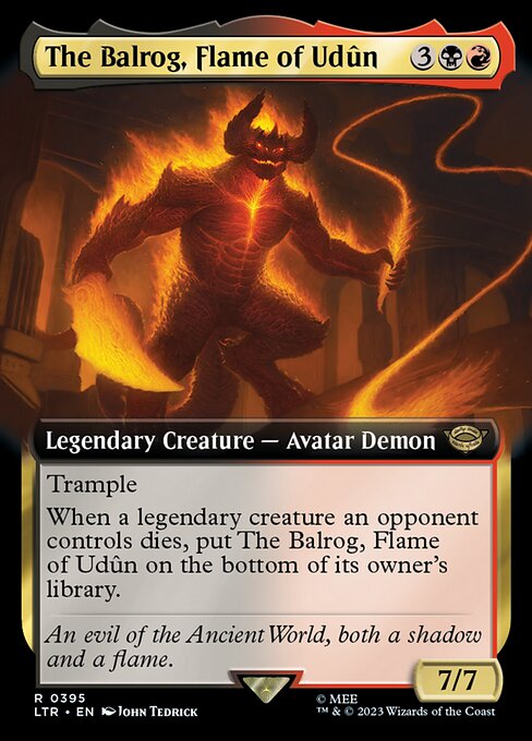 LTR: The Balrog, Flame of Udun (Extended Art)