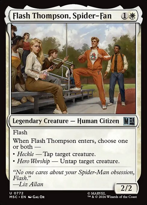 MSC: Flash Thompson, Spider-Fan
