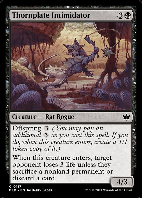 BLB: Thornplate Intimidator (Foil)
