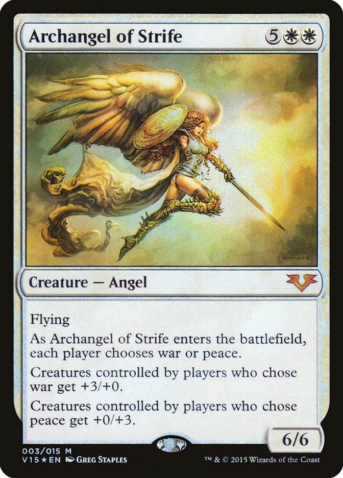 Archangel of Strife [Foil] :: V15