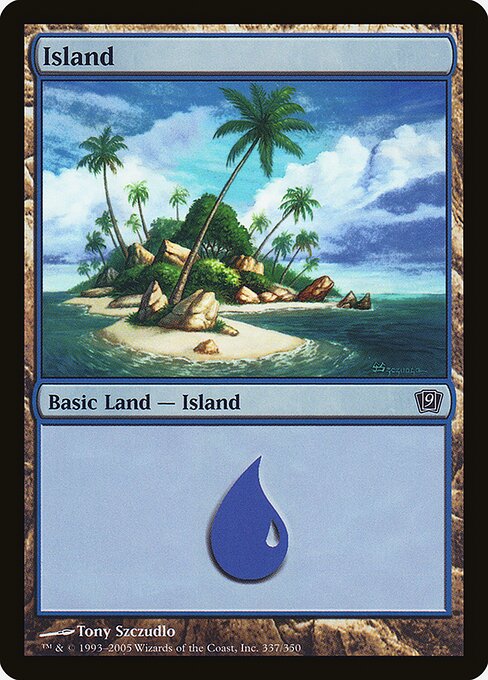 9ED: Island (337) (Foil)