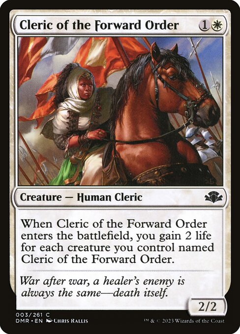 DMR: Cleric of the Forward Order