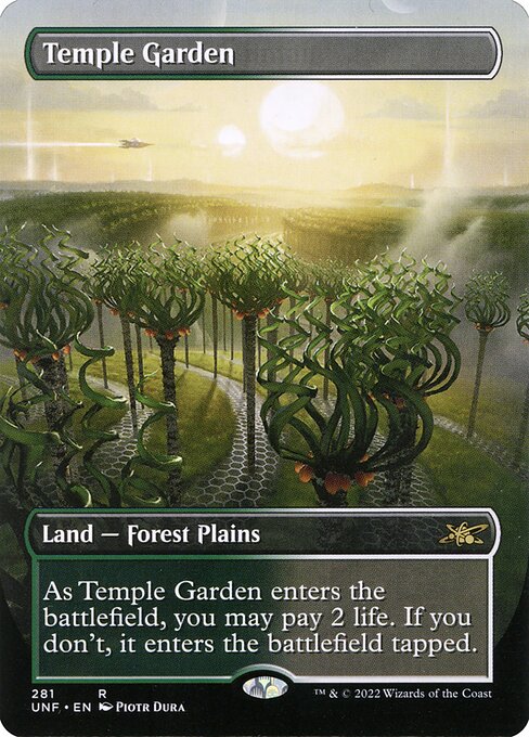 UNF: Temple Garden (Borderless) (Foil)