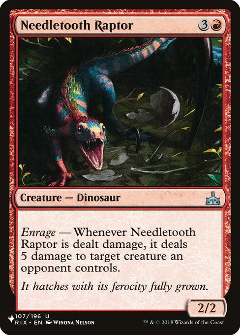 PLST: Needletooth Raptor