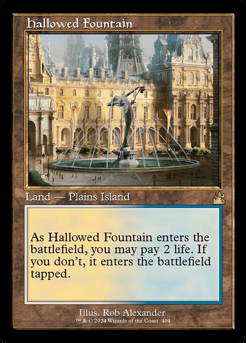 RVR: Hallowed Fountain (Retro Frame) (Foil)