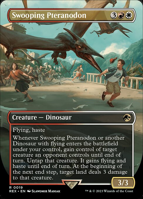 REX: Swooping Pteranodon (Borderless) (Foil)