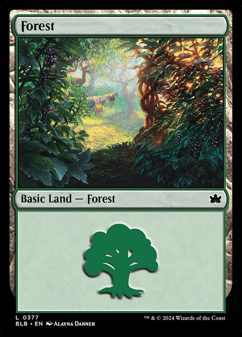 BLB: Forest (0377) (Foil)