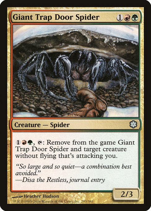 CST: Giant Trap Door Spider