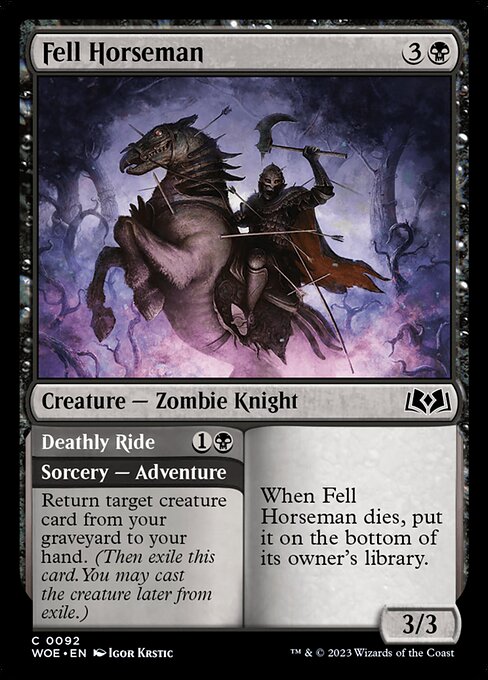 WOE: Fell Horseman