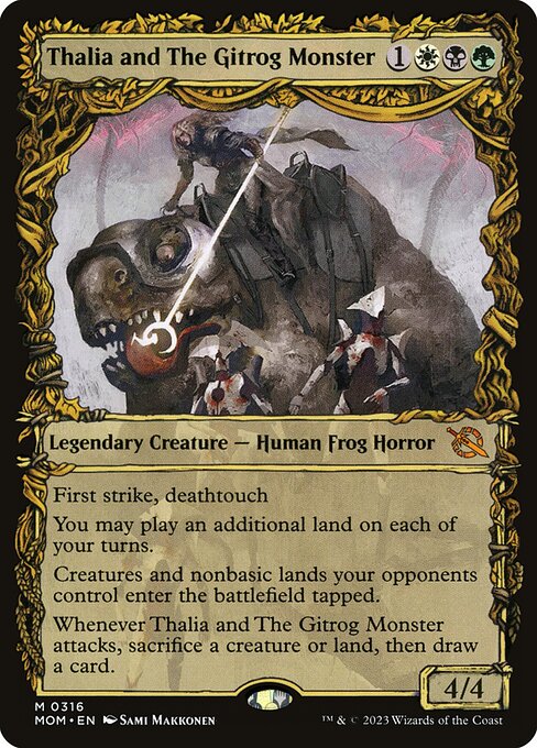 MOM: Thalia and The Gitrog Monster (Showcase) (Foil)