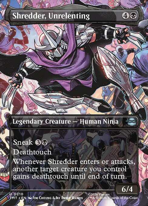 TMT: Shredder, Unrelenting (Borderless)