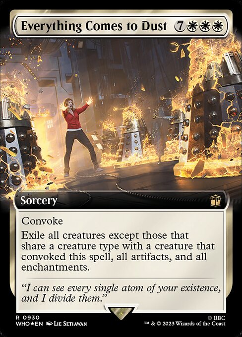 WHO: Everything Comes to Dust (Extended Art) (Surge Foil)