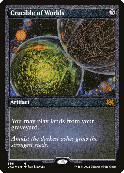 2X2: Crucible of Worlds (Foil Etched)