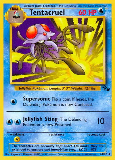 Tentacruel 44/62 Unlimited Fossil