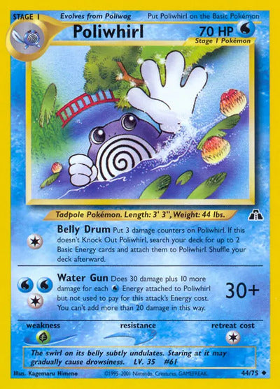 Poliwhirl 44/75 Unlimited Neo Discovery