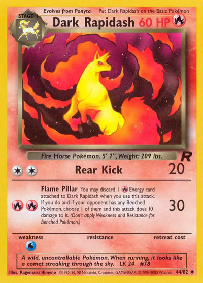 Dark Rapidash 44/82 Unlimited Team Rocket