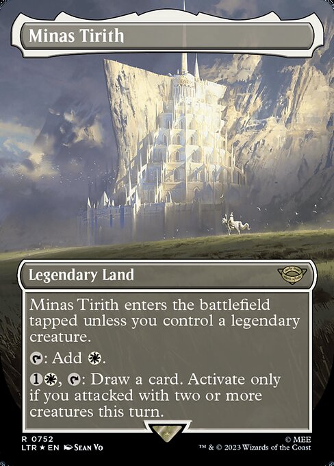 LTR: Minas Tirith (Borderless) (Surge Foil)