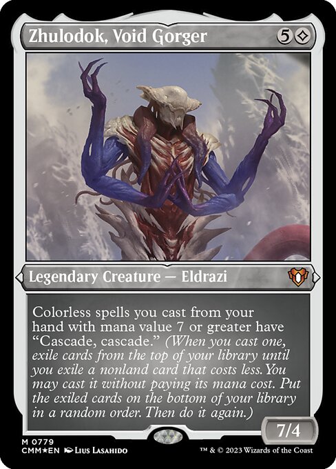 CMM: Zhulodok, Void Gorger (Display Commander) (Foil Etched) - Thick Stock
