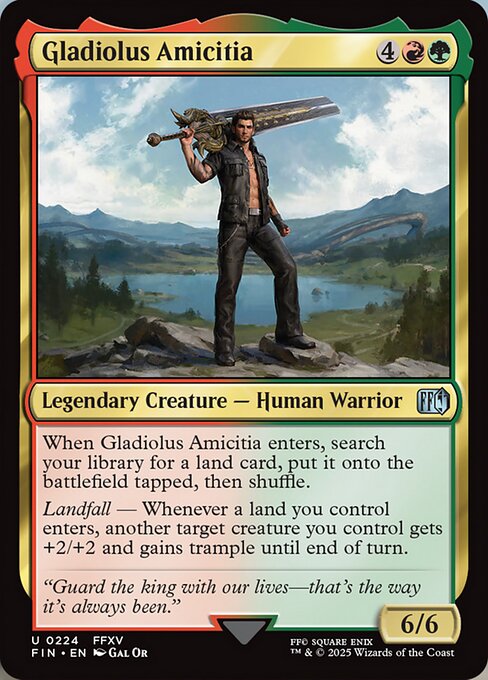 FIN: Gladiolus Amicitia (Foil)