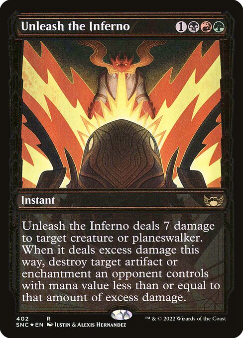 SNC: Unleash the Inferno (Gilded Foil)