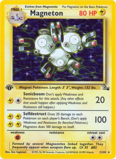 FO: Magneton (11) (1st Edition Holofoil)