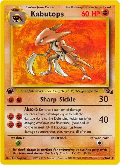 FO: Kabutops (24) (1st Edition)